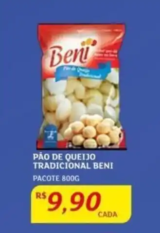 Assaí Atacadista Pão de Queijo tradicional Beni 800g oferta