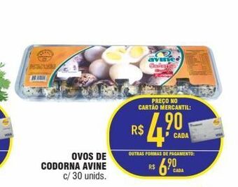 Mercantil Rodrigues Ovos de codorna avine oferta