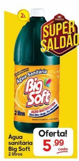 Supermercados Princesa Água sanitária big soft 2l oferta