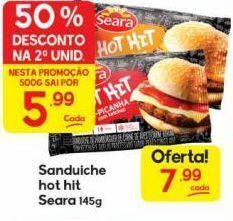 Supermercados Princesa Sanduíche hot hit seara 145g oferta