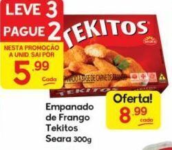 Supermercados Princesa Empanado de frango tekitos seara 300g oferta