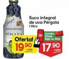 Supermercados Princesa Suco integral de uva pérgola 1l oferta