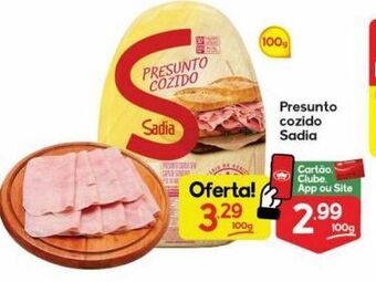 Supermercados Princesa Presunto cozido sadia 100g oferta