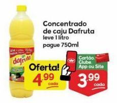 Supermercados Princesa Concentrado de caju dafruta 1l oferta