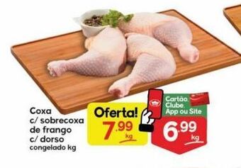Supermercados Princesa Coxa c/sobrecoxa de frango c/dorso congelado kg oferta