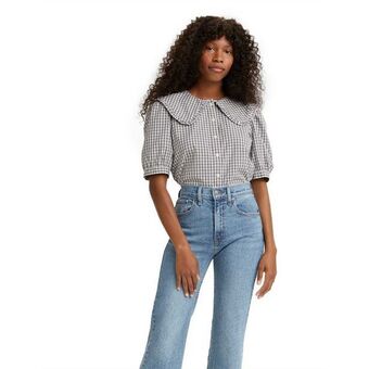 Levi's Blusa levi's olympia collar oferta