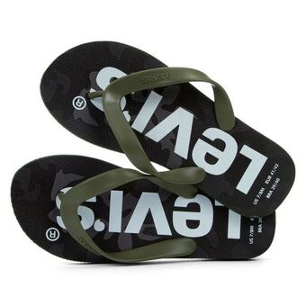 Levi's Chinelo box logo printed flip flop oferta