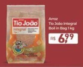 Big Box Arroz Tio João Integral 1kg oferta