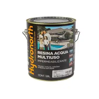 Resina acrílica hydronorth acqua 3,6l