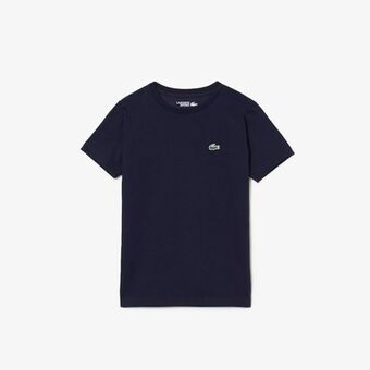 Lacoste Camiseta infantil lacoste sport em mistura de algodão respirável oferta