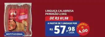 Bahamas Mix Linguiça calabresa perdigão oferta