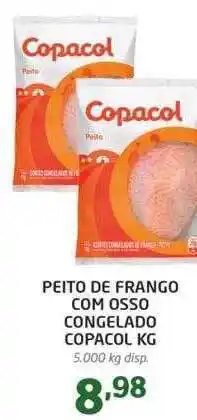 Cooper Peito de frango com osso congelado copacol oferta