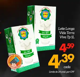 Supermercados Big Compra Leite Longa Vida Terra Viva 1L oferta