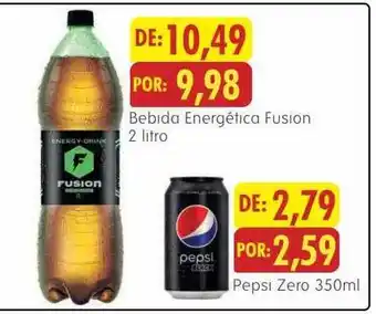Bebida energética fusion pepsi zero