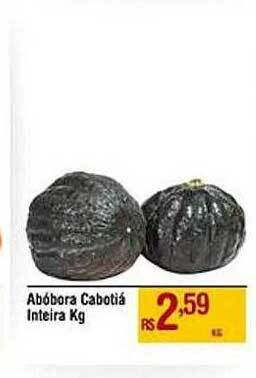 Max Atacadista Abóbora cabotiá inteira kg oferta
