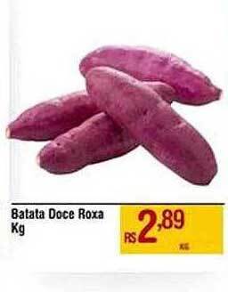 Batata doce roxa kg