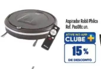 Rede Top Aspirador robô philco 15% de desconto oferta