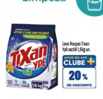 Rede Top Lava roupas tixan ypê 20% de desconto oferta