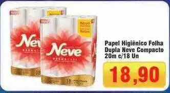 Spani Atacadista Papel higiênico folha dupla neve compacto oferta