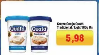 Spani Atacadista Creme queijo quatá tradicional light oferta
