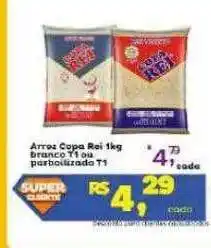 Arroz copa rei branco t1 ou parboilizado