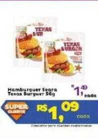Super Lagoa Hamburguer seara texas burguer oferta