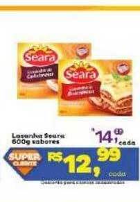 Super Lagoa Lasanha seara sabores oferta