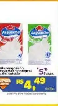 Super Lagoa Leite longa vida jaguaribe integral ou desnatado oferta