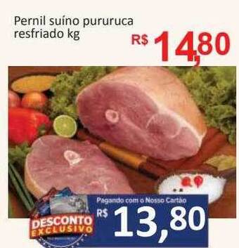 Supermercados Savegnago Pernil suíno pururuca resfriado oferta