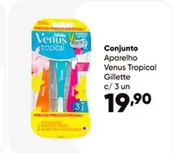 Zaffari Conjunto aparelho venus tropical gillette oferta