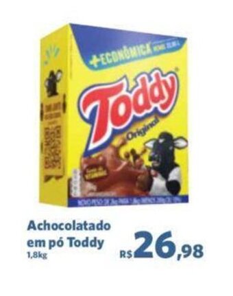 Sam's Club Achocolatado em pó Toddy 1.8kg oferta