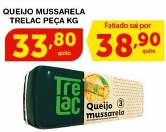 Roldão Queijo mussarela trelac kg oferta