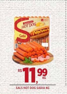 DB Supermercados Salsicha hot dog sadia kg oferta