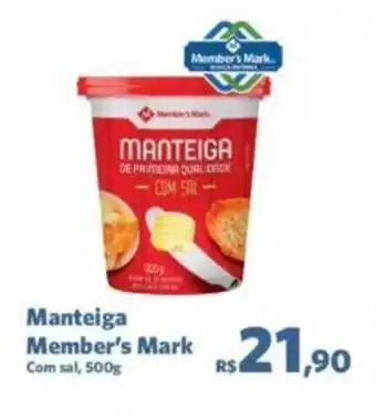 Sam's Club Manteiga Member's Mark 500g oferta