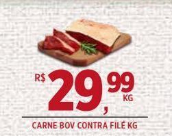 DB Supermercados Carne bov contra filé kg oferta