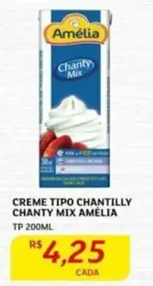 Assaí Atacadista Creme Tipo Chantilly Chanty Mix Amélia 200ml oferta