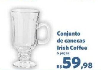 Conjunto de canecas Irish Coffee