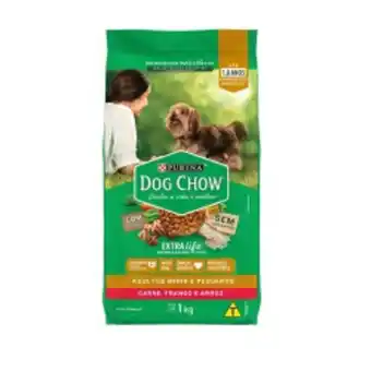 Nordestão Nestlé purina dog chow extralife ração seca para cães adultos minis & pequenos carne e arroz 10,1kg oferta