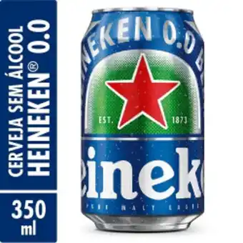 Nordestão Cerveja heineken 0.0 lata 350ml oferta