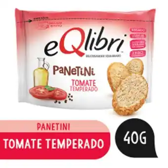 Nordestão Snack de trigo biscoito tomate temperado zero gorduras trans eqlibri panetini pacote 40g oferta