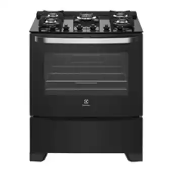 Bemol Fogão 5 bocas electrolux 76gs classe a bivolt preto oferta