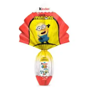 Ovo pascoa kinder maxi minions 100g