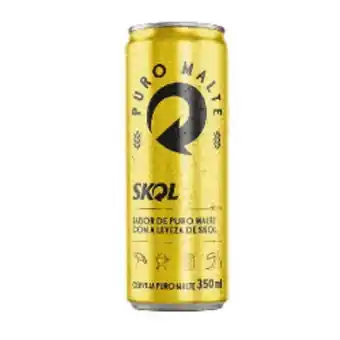 Nordestão Cerveja skol puro malte sleek lata 350ml oferta