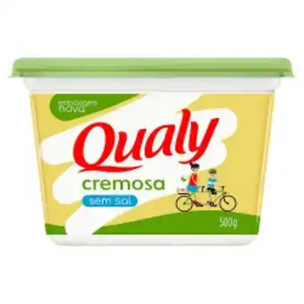 Nordestão Margarina cremosa sem sal qualy pote 500g oferta