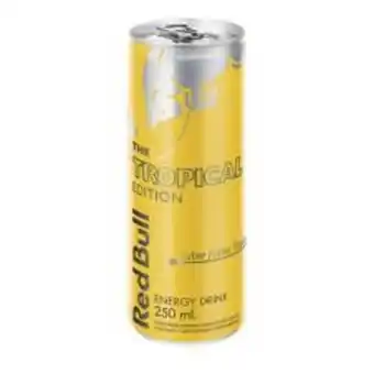 Bebida energética red bull tropical edition lata 250 ml