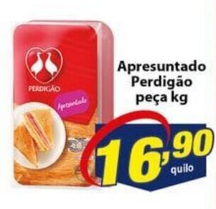 Vencedor Atacadista Apresuntado Perdigao peca 1kg oferta