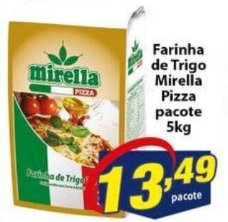 Vencedor Atacadista Farinha de Trigo Mirella Pizza pacote 5kg oferta