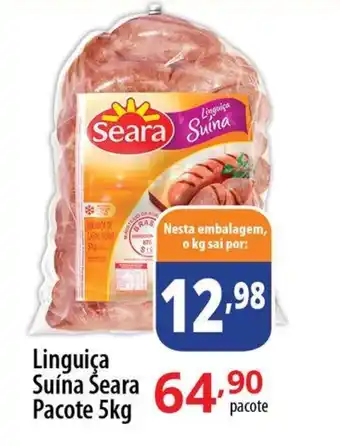 Akki Atacadista Linguiça Suína Seara Pacote 1kg oferta