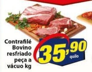 Vencedor Atacadista Contrafile Bovino resfriado peca a vacuo 1kg oferta