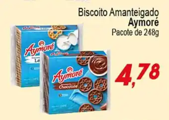 Villefort Atacadista Biscoito Amanteigado Aymoré 248g oferta